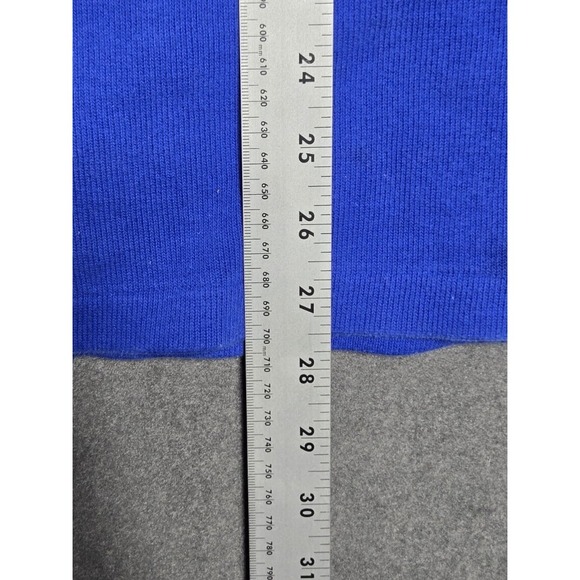Polo Ralph Lauren Sweater Adult 2XL Blue Pony 1/4 Zip Cotton Midweight - Picture 9 of 10
